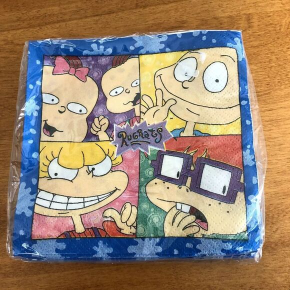 NEW Rugrats Halloween Party Set Tablecloths x2 Paper Napkins Nickelodeon VINTAGE - Picture 5 of 6